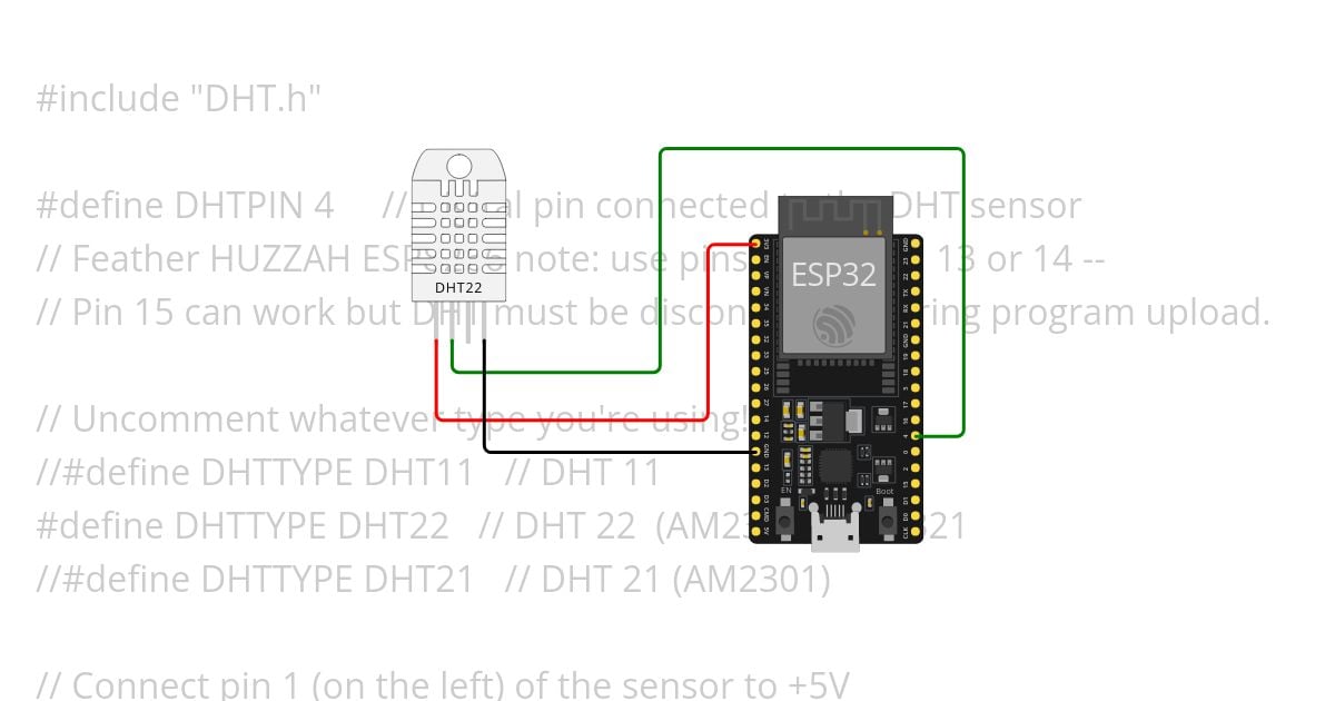 dht22 sensor simulation