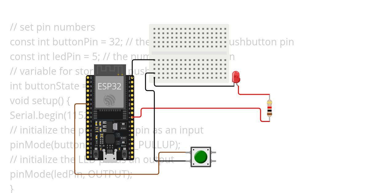 ESP Button examples simulation