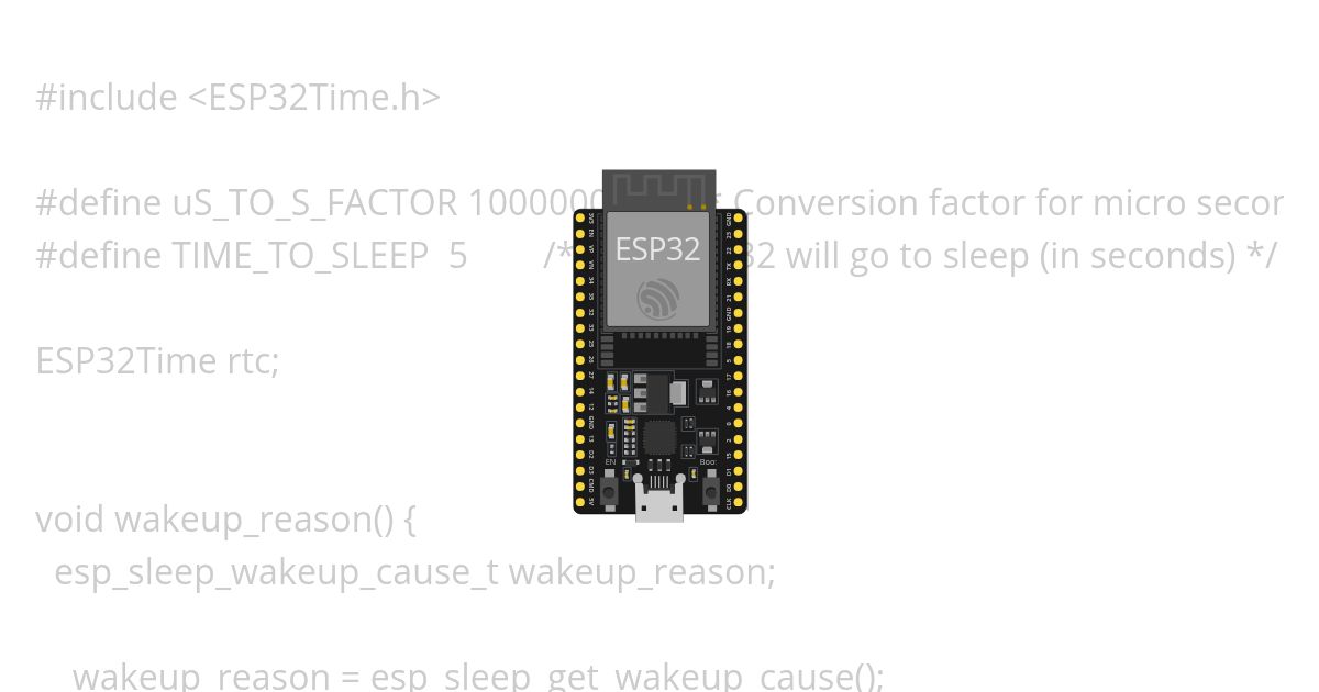 ESP32Time simulation