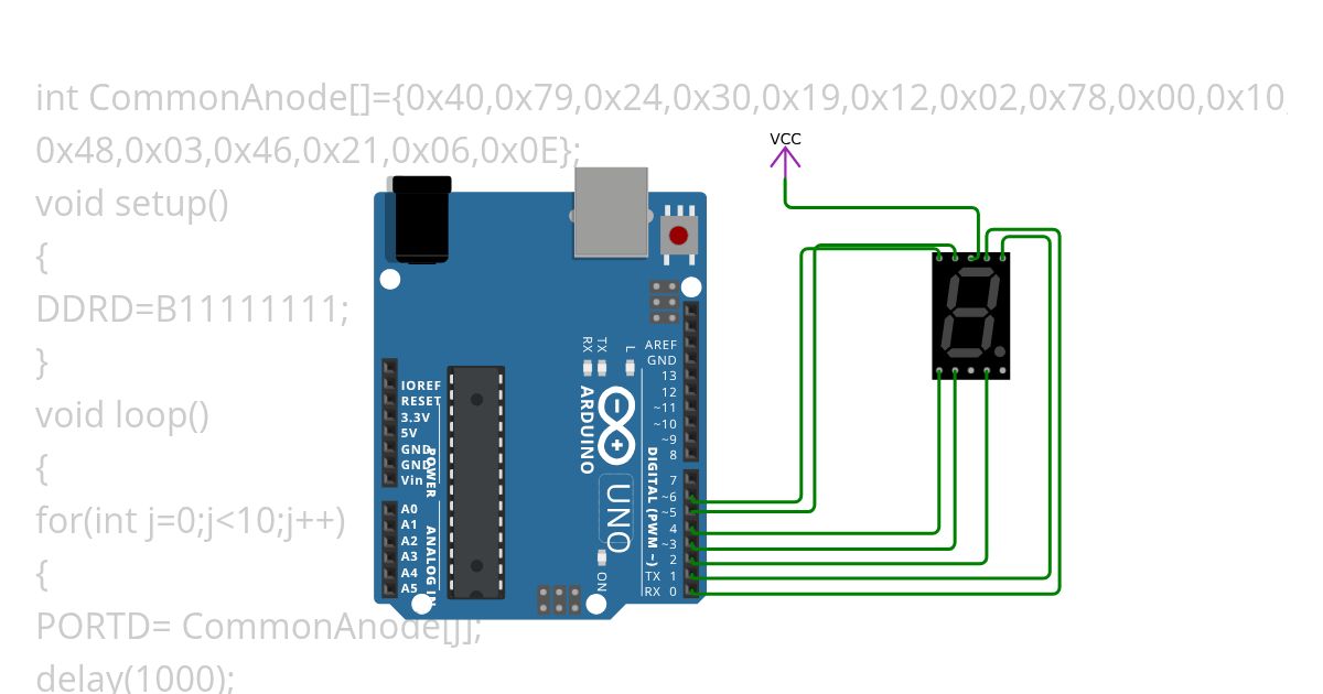 0-9 sayan devre simulation