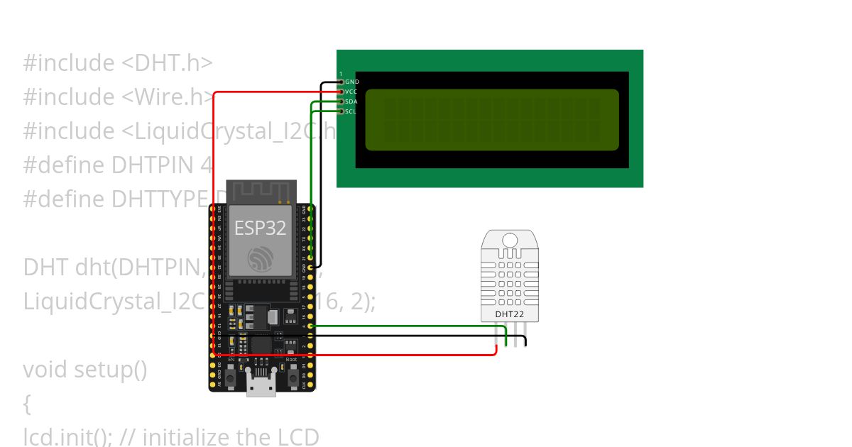 dht22lcd simulation