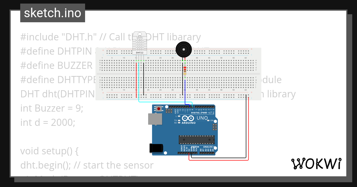 buzzer proje - Wokwi ESP32, STM32, Arduino Simulator
