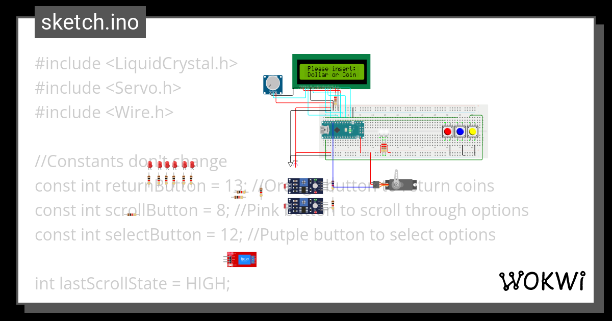 Vending Machine Wokwi Esp32 Stm32 Arduino Simulator 5582