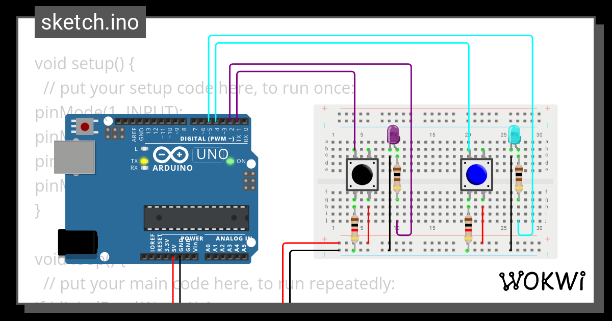 สวิต - Wokwi ESP32, STM32, Arduino Simulator