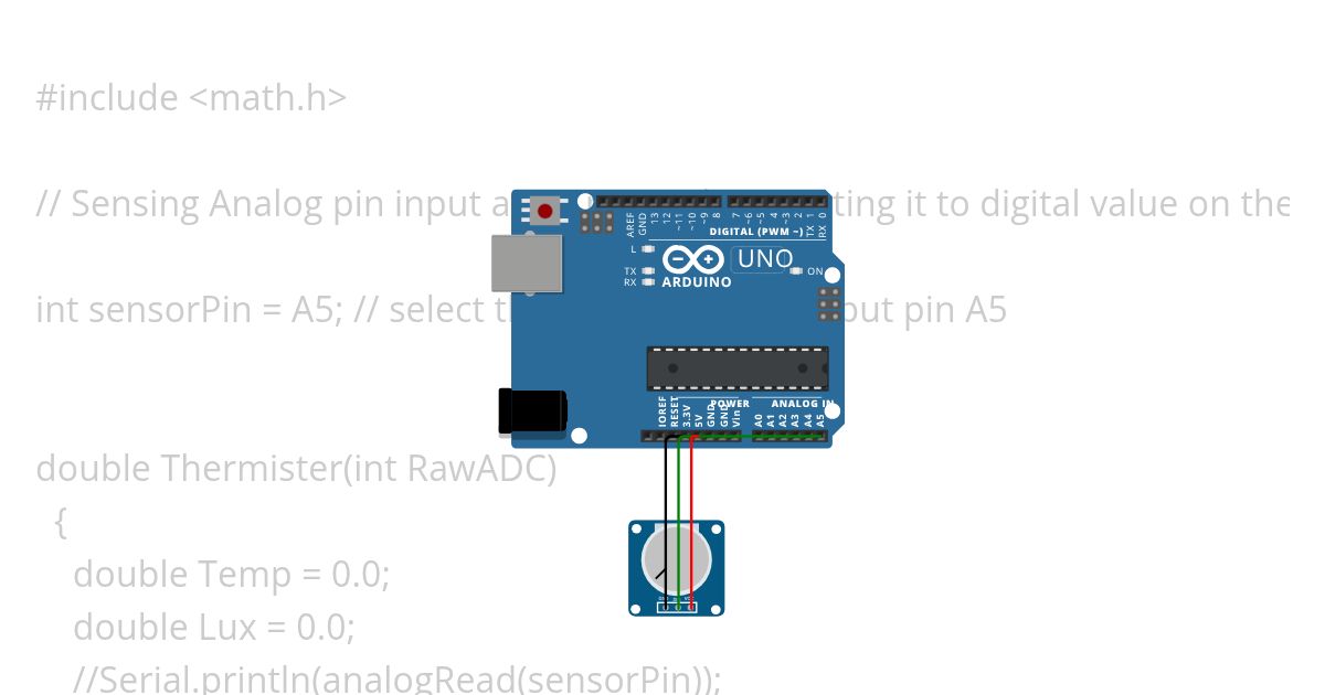 Arduino With LDR simulation