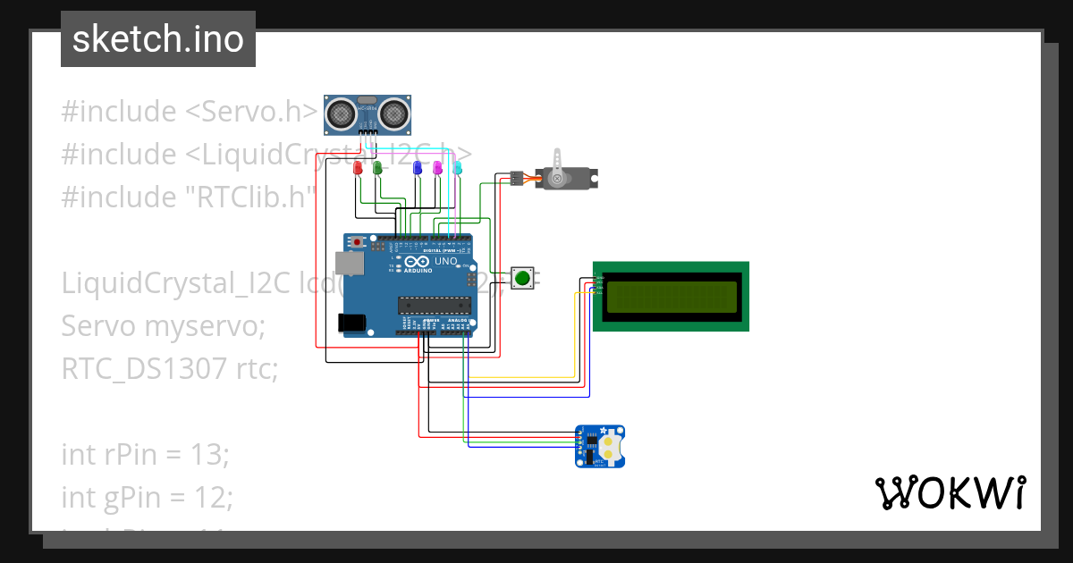 #29 Proj_ RTC - Wokwi ESP32, STM32, Arduino Simulator image.