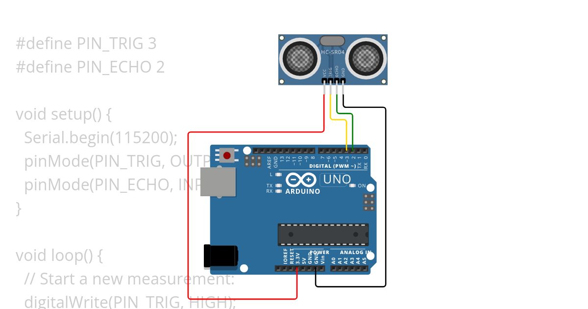 HC-SR04 simulation