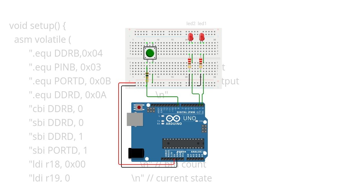 assembly buttons Copy simulation