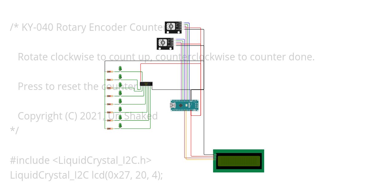 encoder switch simulation