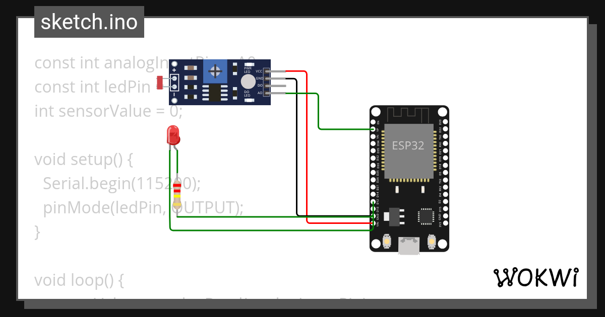 ElectricLED - Wokwi ESP32, STM32, Arduino Simulator
