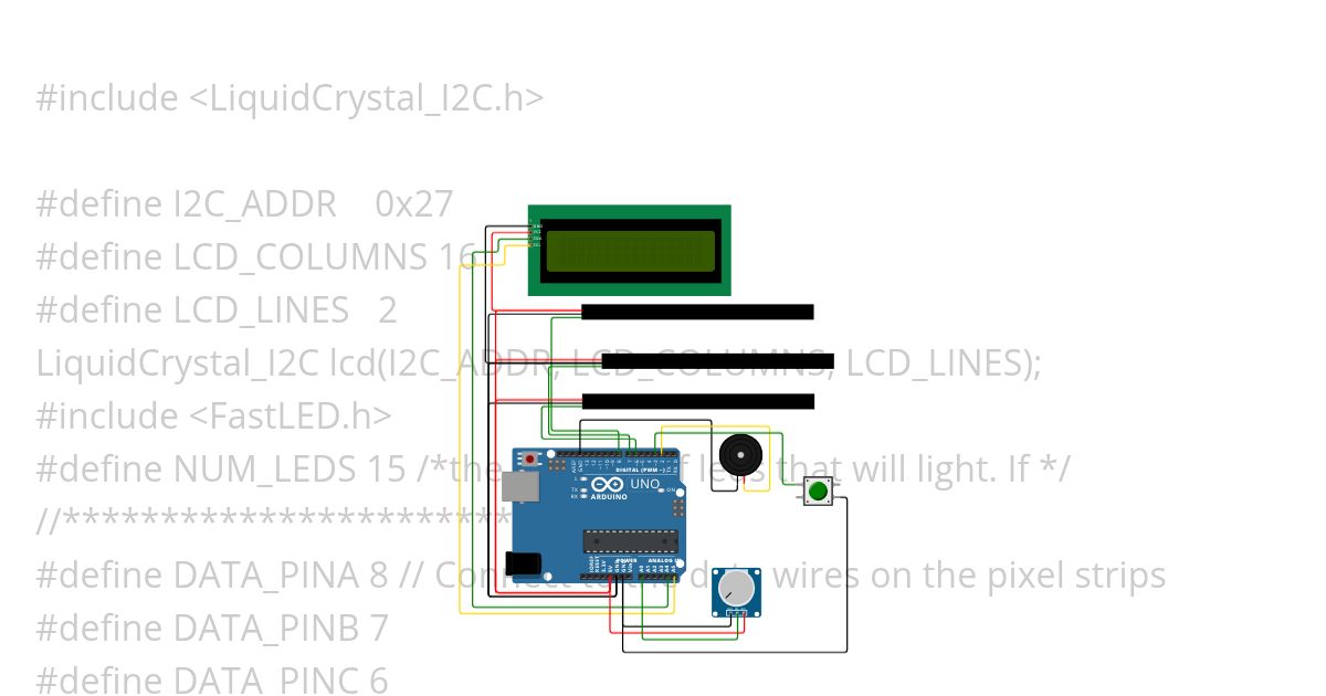  led strips simulation