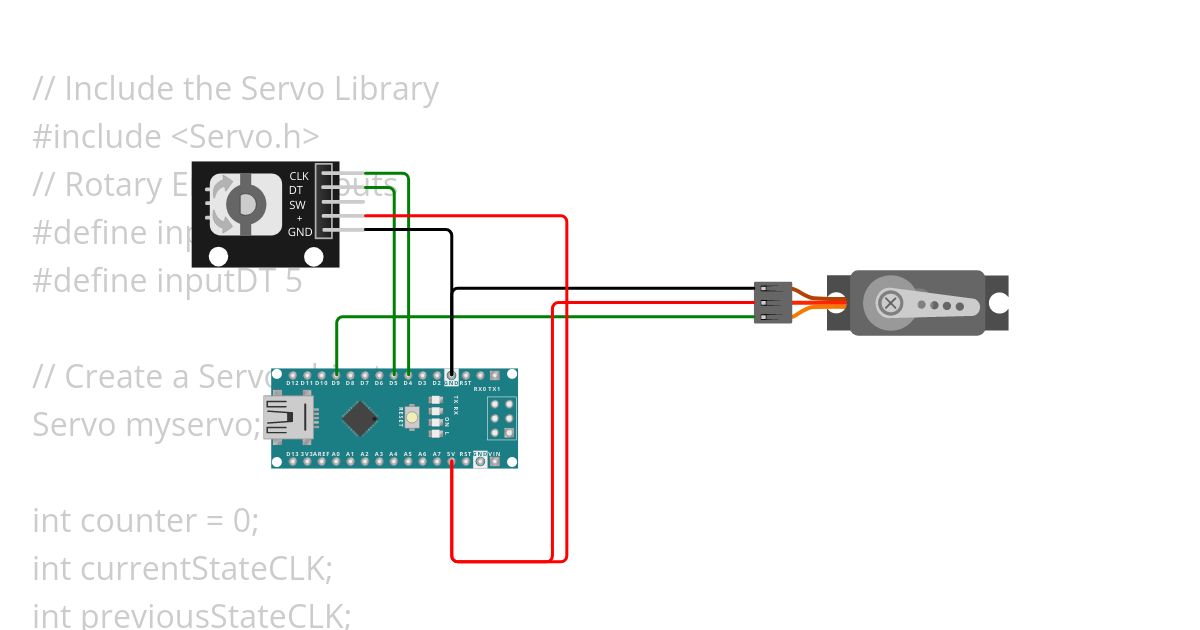 Servo simulation