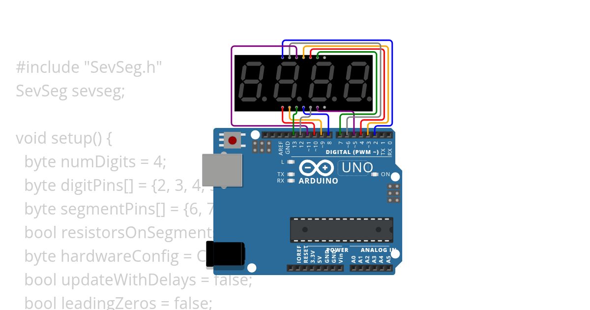 7segmen sayıcı simulation