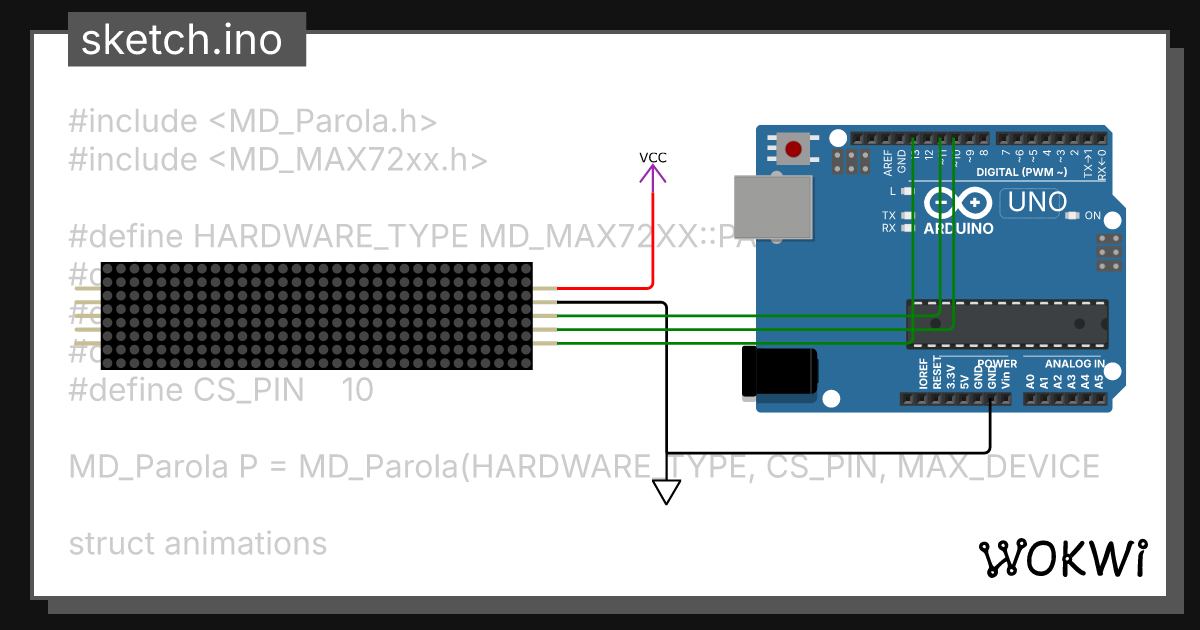 matrix - Wokwi ESP32, STM32, Arduino Simulator