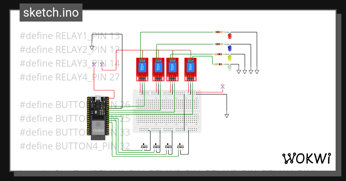 Smart Home - Wokwi ESP32, STM32, Arduino Simulator