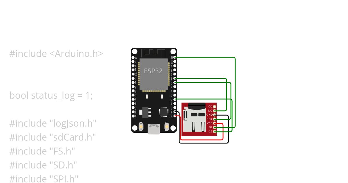 ESP32 SD  simulation