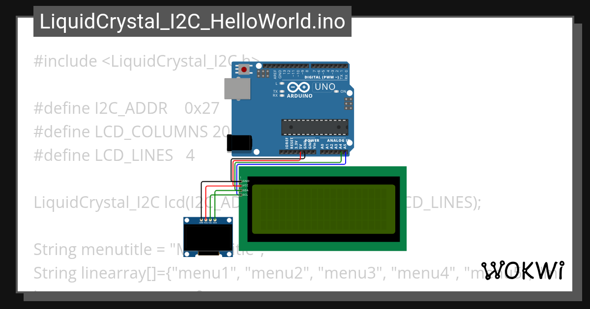 LiquidCrystal_I2C_example.ino - Wokwi ESP32, STM32, Arduino Simulator