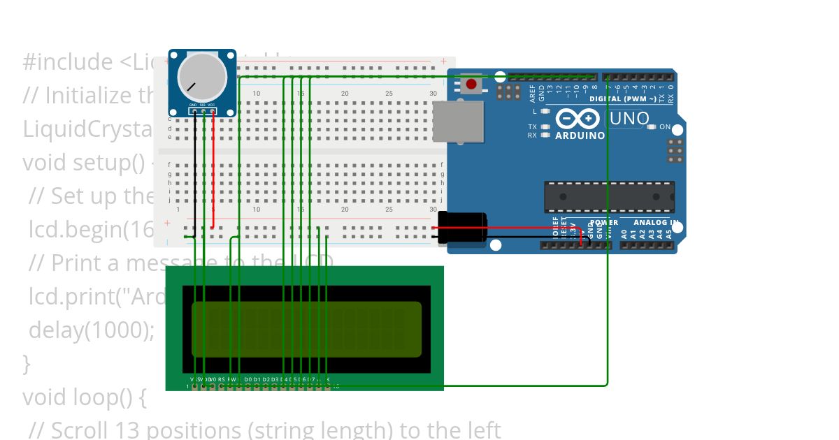 Project 12:  LCD Screen  Writer simulation