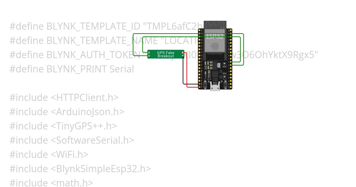 GPS with blynk simulation