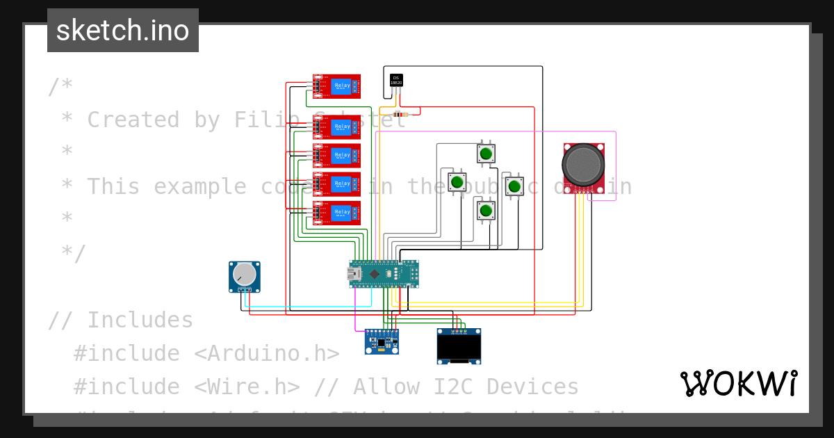 RV Pneumatic Leveling - Nano - Wokwi ESP32, STM32, Arduino Simulator
