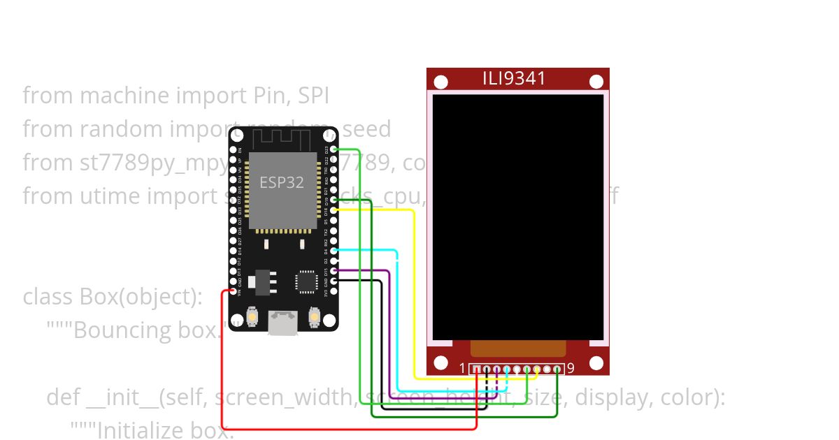 esp32-micropython-st7789-tigo simulation