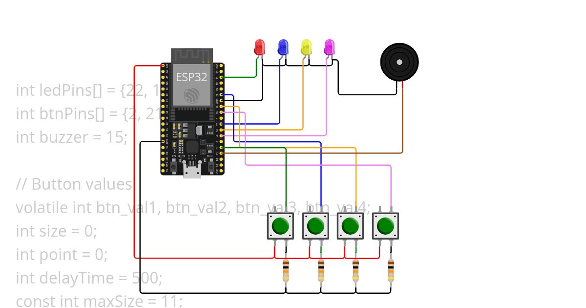 LedMindGame simulation