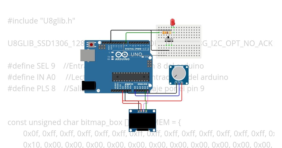 Oled multimetro simulation