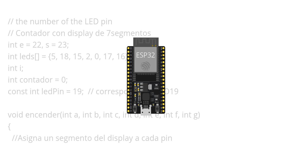 union de pot y led simulation