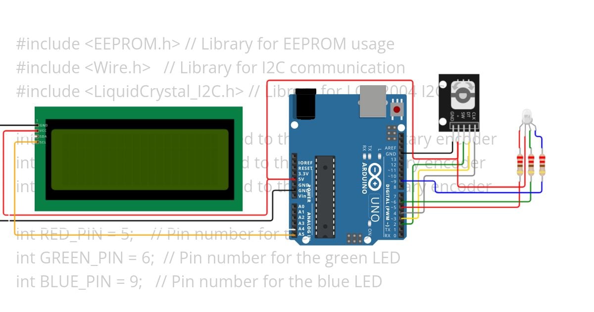 Youtube RGB with Encoder  simulation