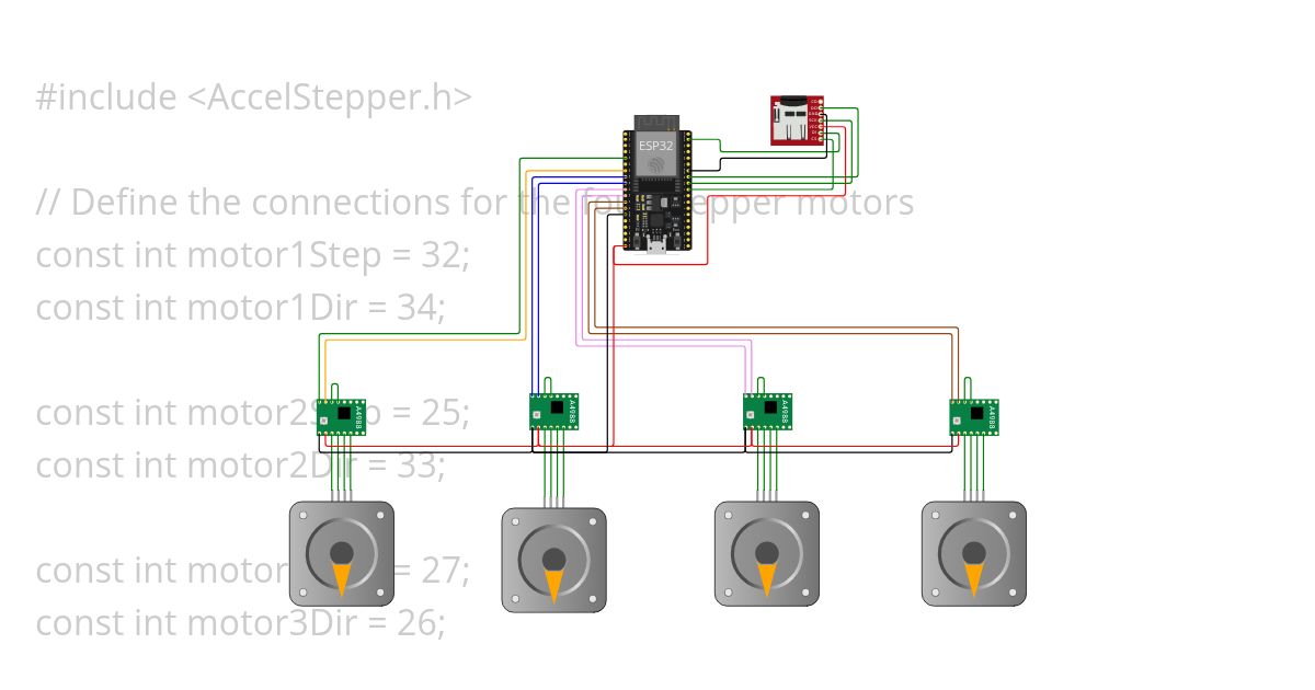 STEPPER CONTROL simulation