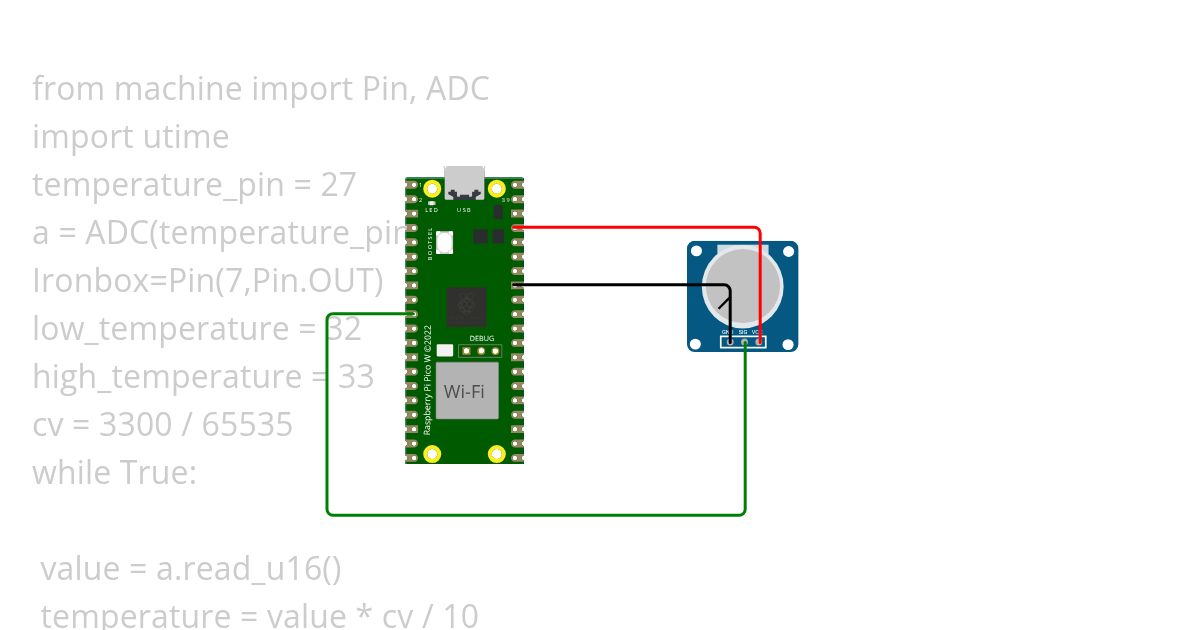 Temp detection  simulation