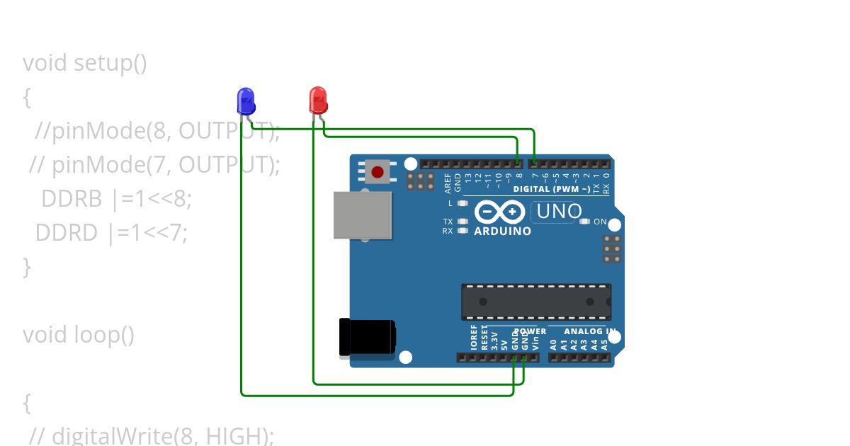 blikač Copy simulation