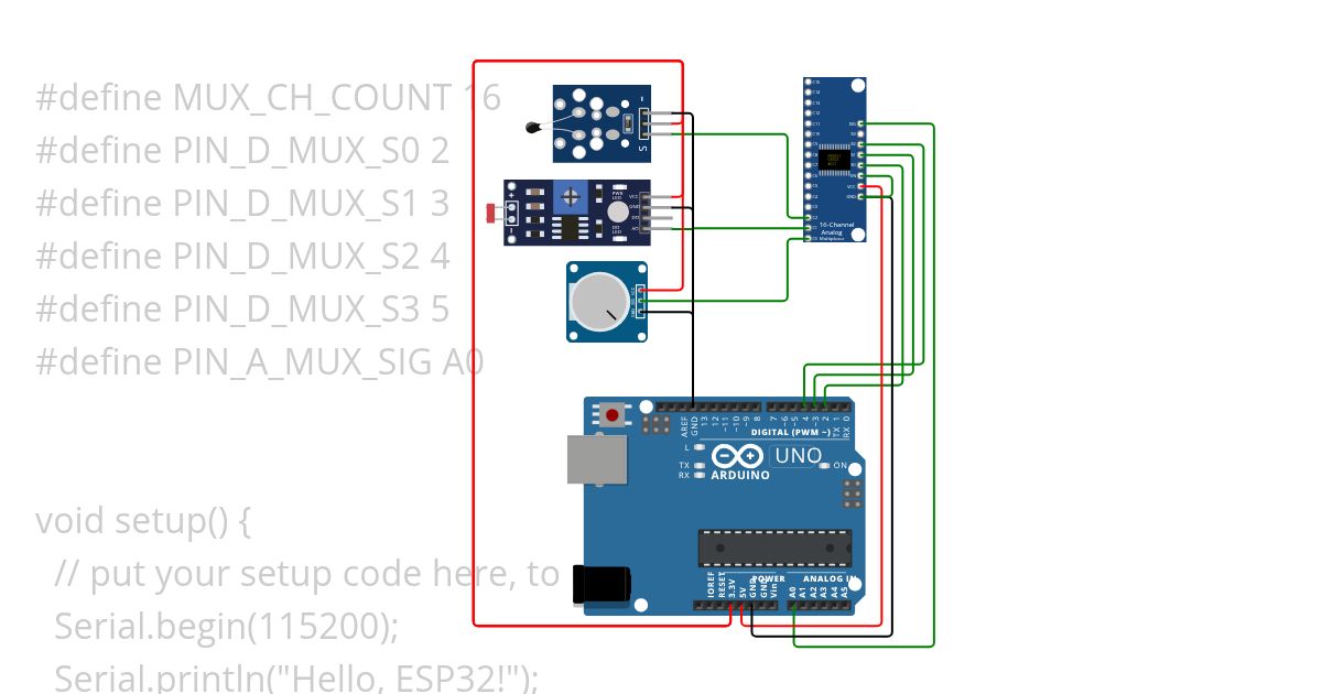 arduino-analog-mux simulation