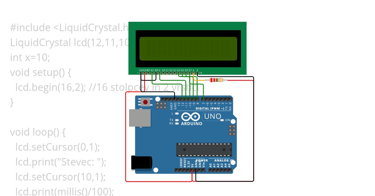 LCD simulation