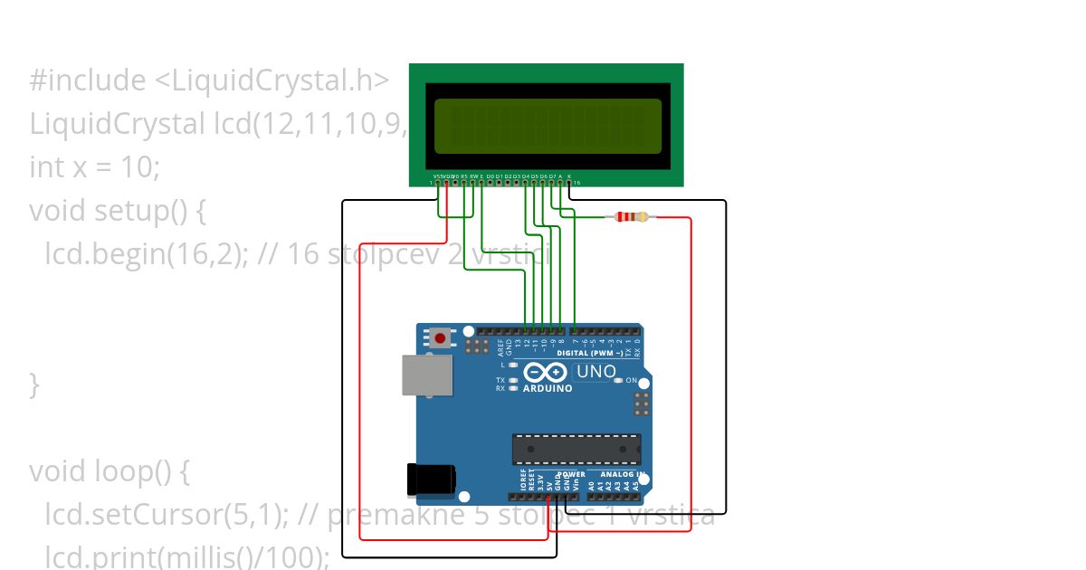 lcd zaslon vaja2 simulation
