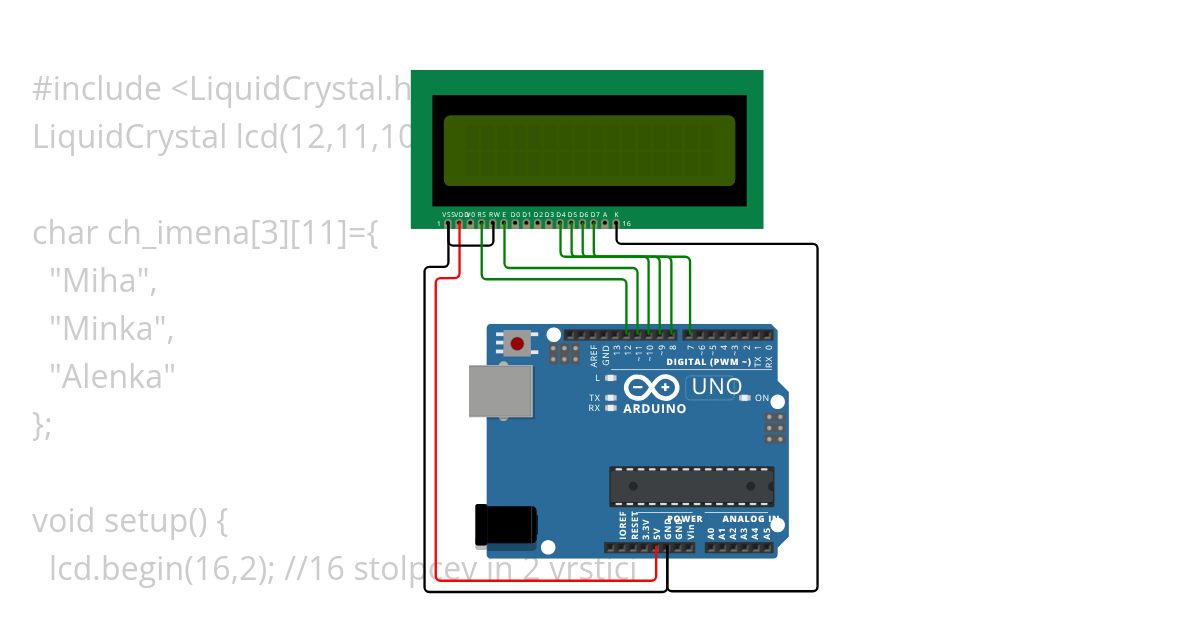 LiquidCrystal 3 simulation