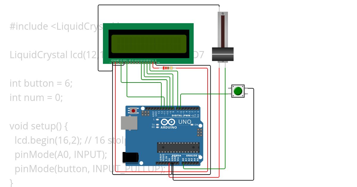 LCD 5 simulation