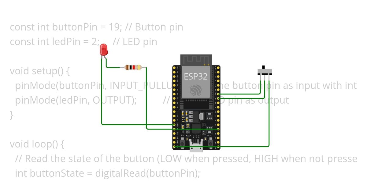 ESP32 External LED with button_Naimish Copy simulation