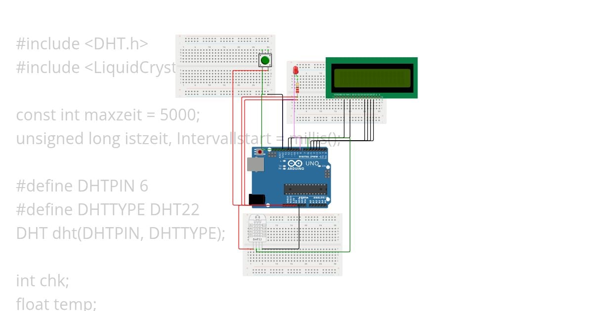 TemperaturMessung Test simulation