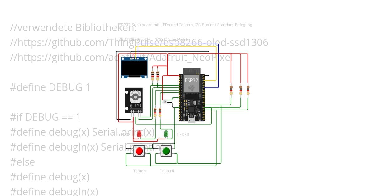 ESP32 Tic-Tac-Toe with SSD1306 OLED simulation