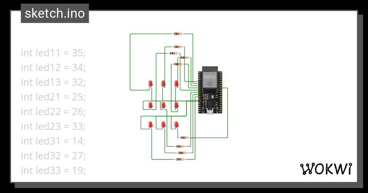 TASK ESP32 - Wokwi ESP32, STM32, Arduino Simulator