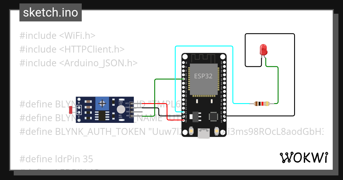 TUGAS 2 UTS - Wokwi ESP32, STM32, Arduino Simulator