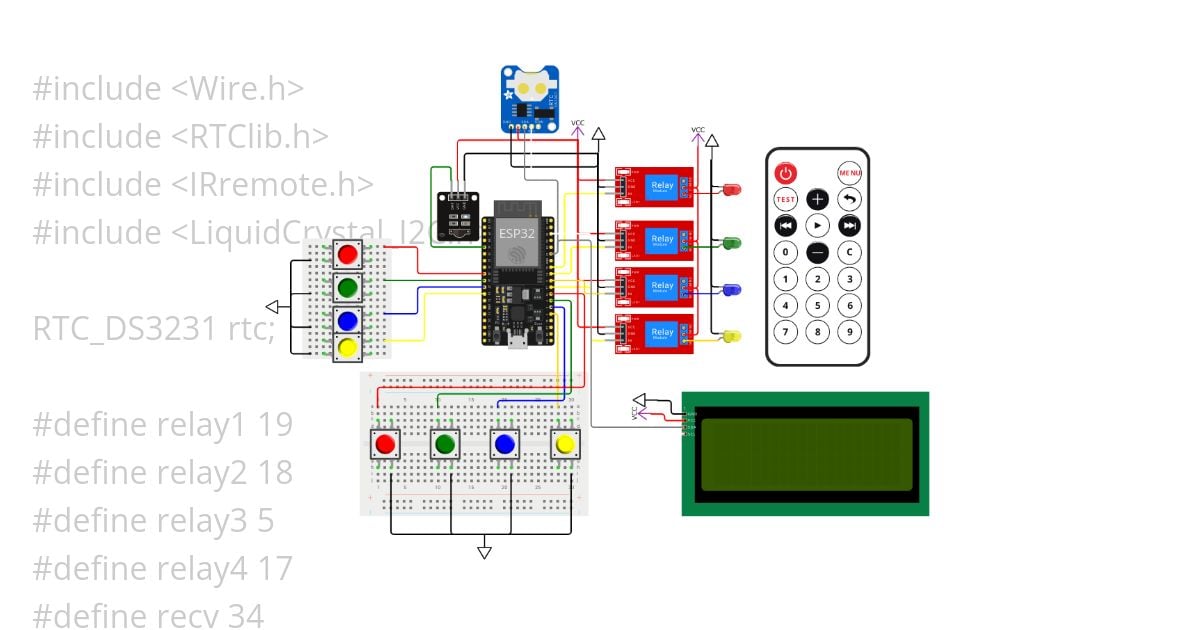 SMART HOME AUTOMATION SYSTEM USING ESP32 MICROCONTROLLER simulation