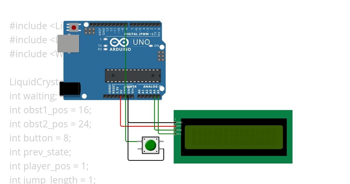 [22.01.2024.] LCD ar I2C simulation