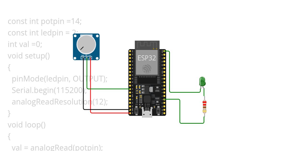 potentiometer simulation