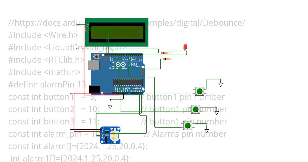 lcdbuttonrtc simulation