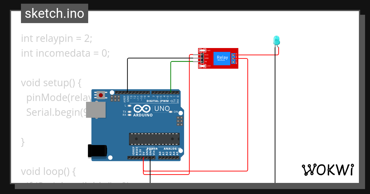 relay x - Wokwi ESP32, STM32, Arduino Simulator