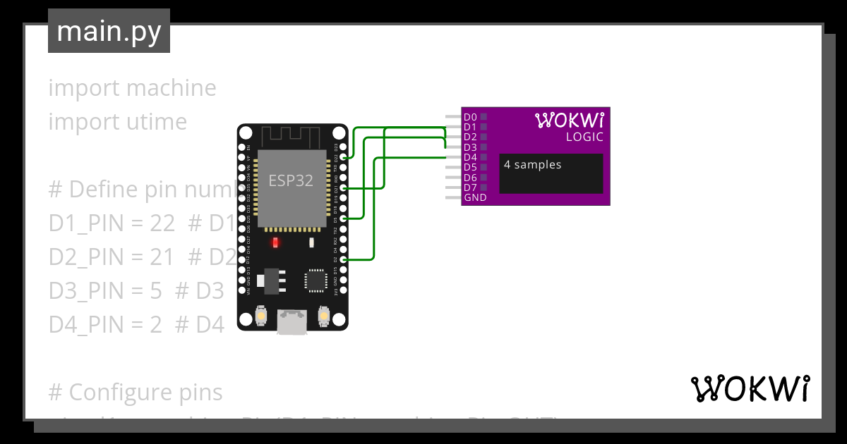 PIT 1 - Wokwi ESP32, STM32, Arduino Simulator