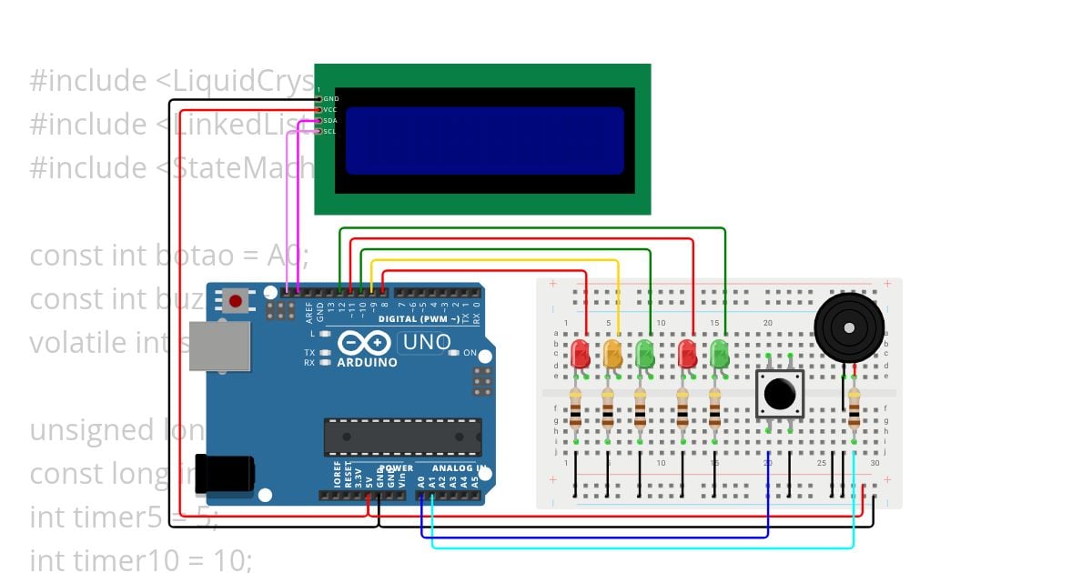 Semaforo Navetech 3.0 simulation