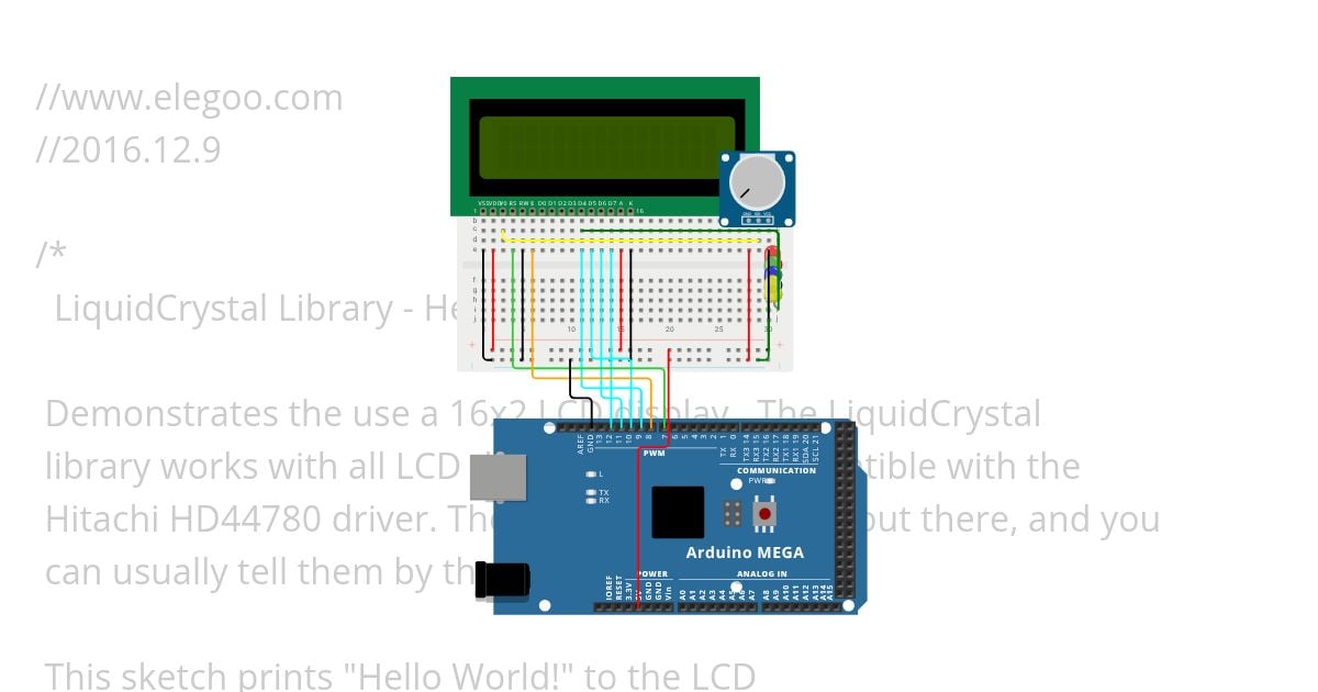 LCD demo for ENEL 301 super snooze class simulation